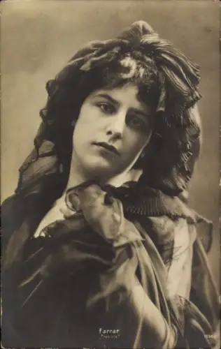 Ak Opernsängerin Geraldine Farrar