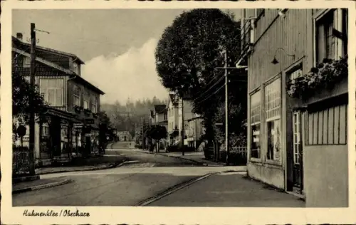 Ak Hahnenklee Goslar im Harz, Straßenansicht