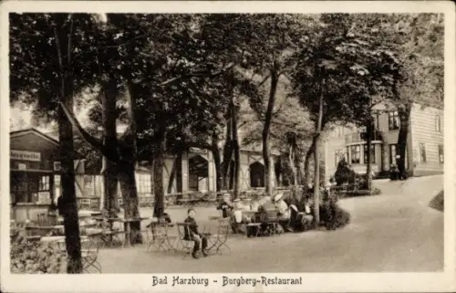 Ak Bad Harzburg in Niedersachsen, Burgberg Restaurant, Inh. A. Wittig