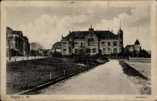 Ak Hagen in Westfalen,  Kreishaus