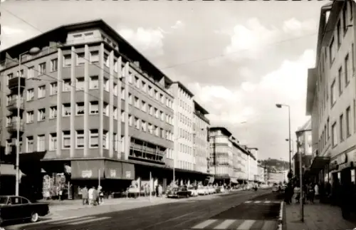 Ak Hagen in Westfalen Ruhrgebiet, Blick in die Elberfelder Straße, Geschäfte