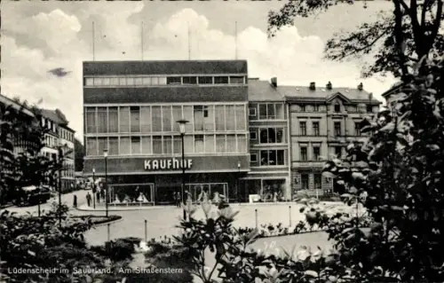 Ak Lüdenscheid im Sauerland, Kaufhof,  Am Straßenstern