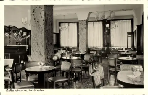 Ak Euskirchen Nordrhein Westfalen, Caffee Kramer, Kaffee-Weinhaus, Konditorei Kramer,  Bahnhofstr