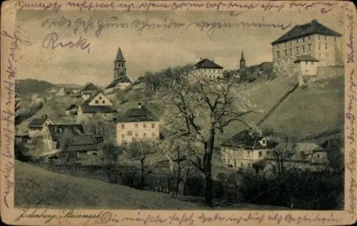 Ak Judenburg Steiermark, Gesamtansicht