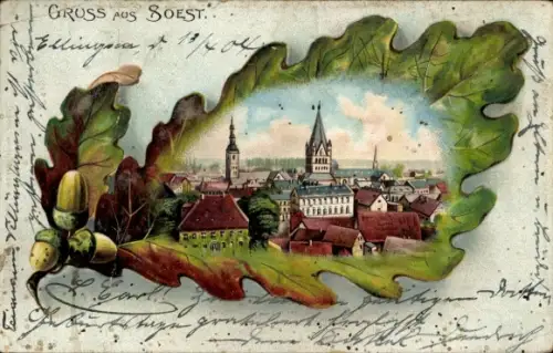 Eichenblatt Litho Soest in Westfalen, Gesamtansicht
