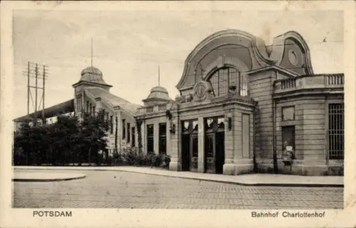 Ak Potsdam, Bahnhof Charlottenhof