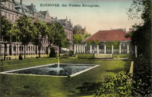 Ak Hannover, Oststadt, Weißer Kreuzplatz