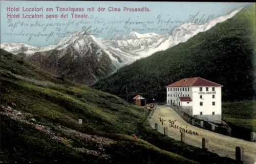Ak Südtirol, Hotel Locatori, Tonalepasse, Cima Presanella