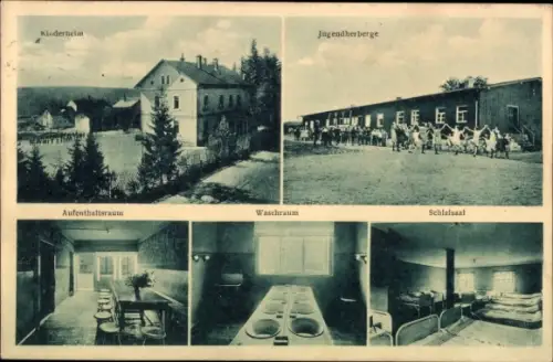 Ak Hormersdorf Zwönitz im Erzgebirge Sachsen, Kinderheim, Jugendherberge, Schlafsaal