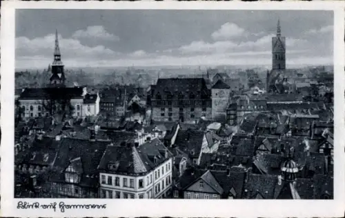 Ak Hannover, Stadtansicht mit Marktkirche
