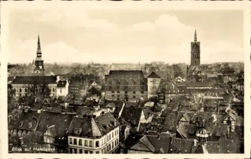 Ak Hannover, Blick auf die Stadt