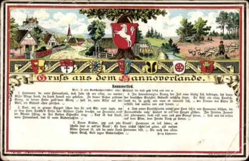 Lied Ak Hannoverlied, Wappen