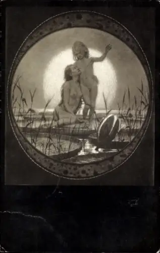 Jugendstil Künstler Ak Fidus, Vom Himmel, Nr. 3