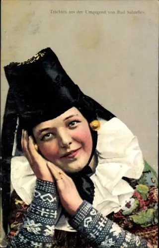 Ak Schaumburg Lippe'sche Tracht, Umgegend von Bad Salzuflen