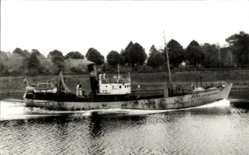 Ak Deutsches Frachtschiff Eckernförde