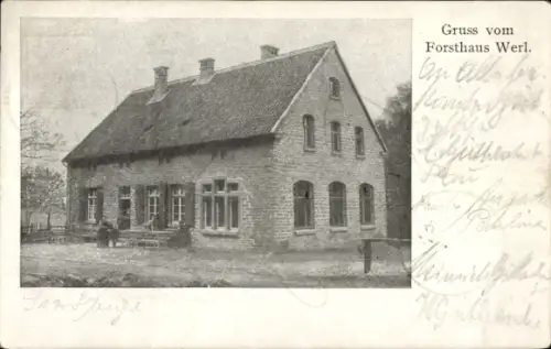 Ak Werl in Westfalen, Forsthaus