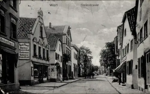 Ak Werl in Westfalen, Steinstraße