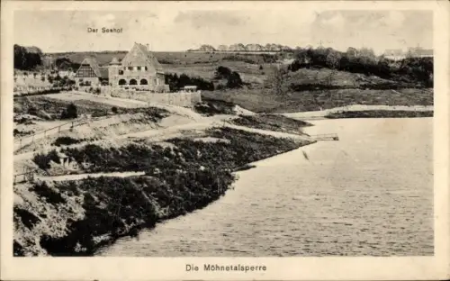 Ak Möhnesee in Westfalen, Seehof, Möhnetalsperre