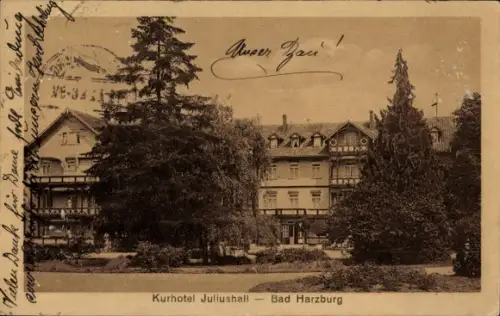 Ak Bad Harzburg am Harz, Kurhotel Juliushall