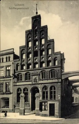Ak Hansestadt Lübeck,  Schiffergesellschaft