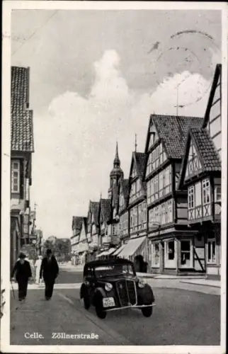 Ak Celle in Niedersachsen, Zöllnerstraße, Auto