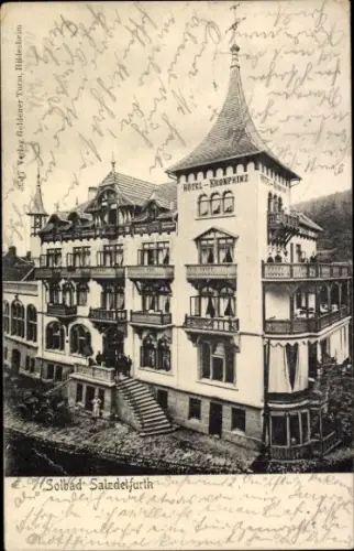 Ak Bad Salzdetfurth in Niedersachsen, Hotel Kronprinz