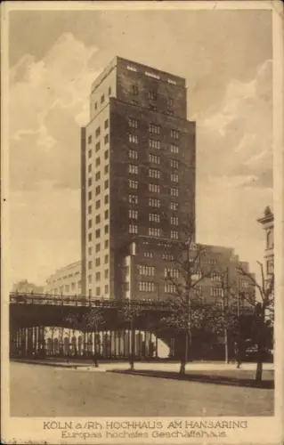 Ak Köln am Rhein, Hochhaus