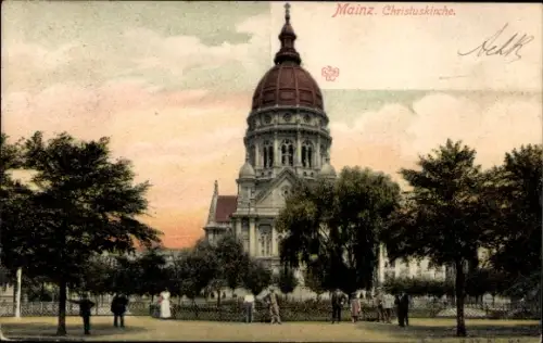 Ak Mainz am Rhein, Christuskirche