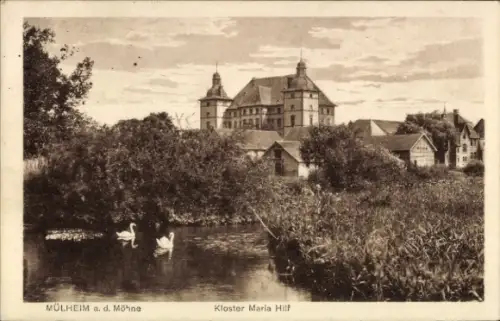 Ak Mülheim an der Möhne Warstein im Sauerland,  Kloster Maria Hilf