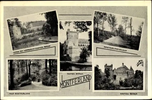 Ak Montferland Gelderland Niederlande, Kasteel Bergh, Ortsansichten