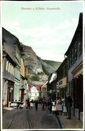 Ak Idar Oberstein an der Nahe, Ansicht der Hauptstraße