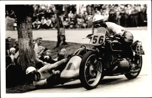 Foto Ak Motorrad, BMW 500ccm, Motorrennsport, Kraus/Huser