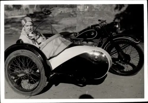 Foto Ak Motorrad, BMW, Beiwagen
