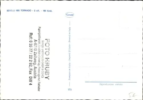 Ak Motorrad, Benelli 650 Tornado