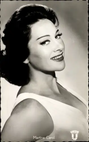 Ak Schauspielerin Martine Carol, Portrait, Lola Montez
