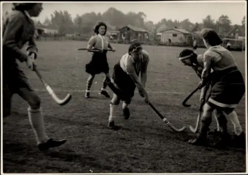 Foto Frauen spielen Hockey, Hockeyspiel