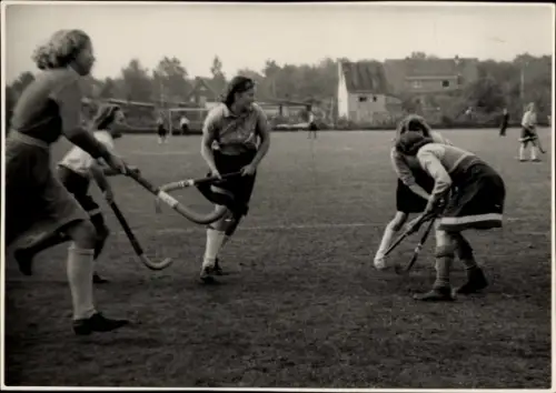 Foto Frauen spielen Hockey, Hockeyspiel