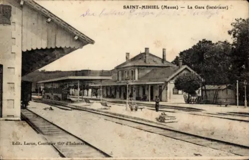 Ak Saint Mihiel Meuse, Bahnhof