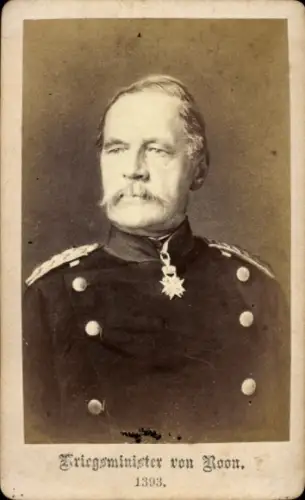 Foto Kriegsminister von Roon