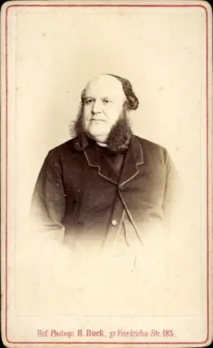 Foto Bankier und Politiker Mayer Carl von Rothschild