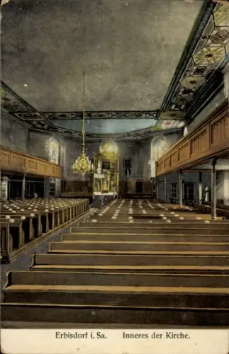 Ak Brand Erbisdorf Sachsen, Kirche