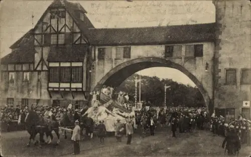 Ak Deutsches Bundesschießen, Festzug, Fest, Hamburg