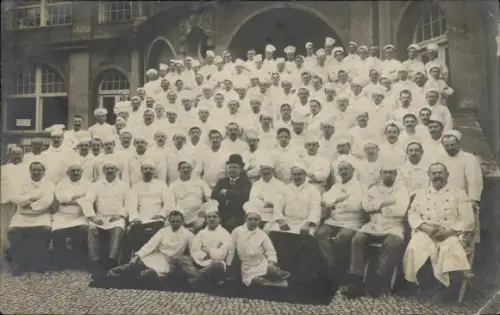 Foto Ak Köche, Gruppenfoto, Menschengruppe