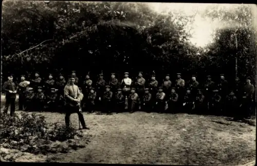 Foto Ak Deutsche Soldaten in Uniformen, Gruppenfoto, Kaiserzeit