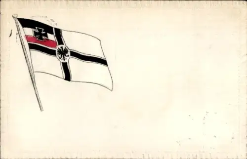 Ak Kiel, Flagge auf der Vorderseite