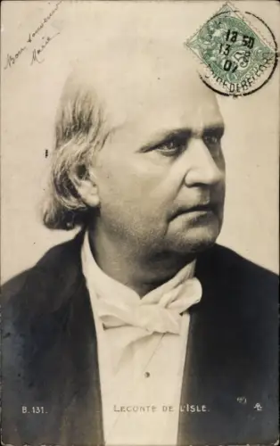 Ak Schriftsteller Charles Leconte de Lisle, Portrait