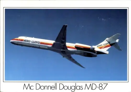Ak Passagierflugzeug Aero Lloyd, Mc Donnell Douglas MD 87