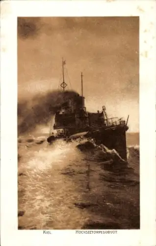 Ak Kiel, Deutsches Kriegsschiff, Hochseetorpedoboot