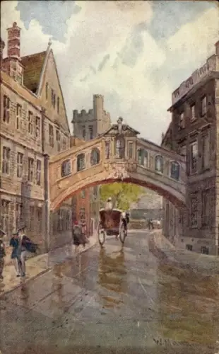 Künstler PC Oxford Oxfordshire England, Hertford College Bridge