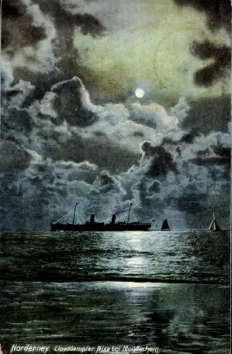 Ak Norderney, Dampfer Nixe, Norddeutscher Lloyd Bremen